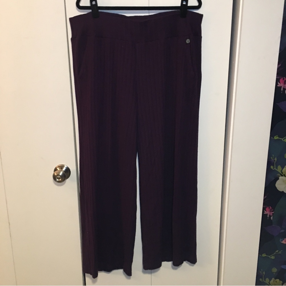 Lane Bryant LIVI Knit Pant Purple Size 18/20 Preowned